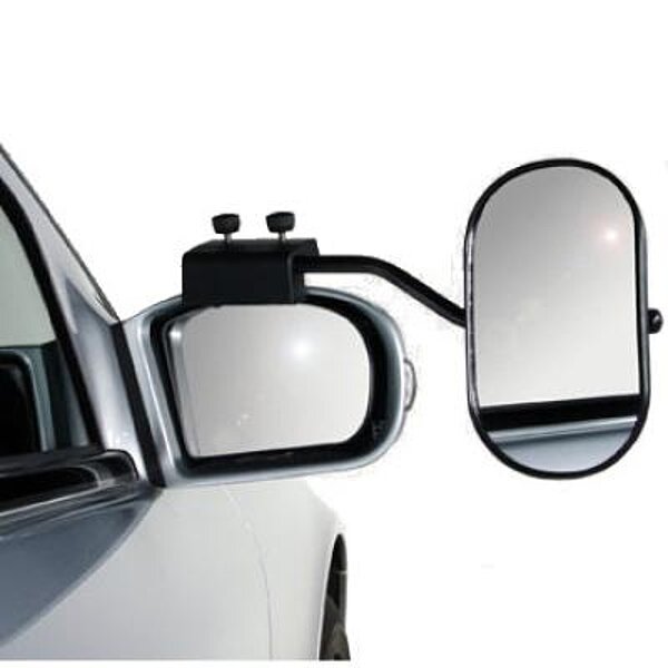 Ein autospiegel spiegelt die bevorstehende reise wider und symbolisiert  selbstreflexion, perspektivenbewusstsein und th